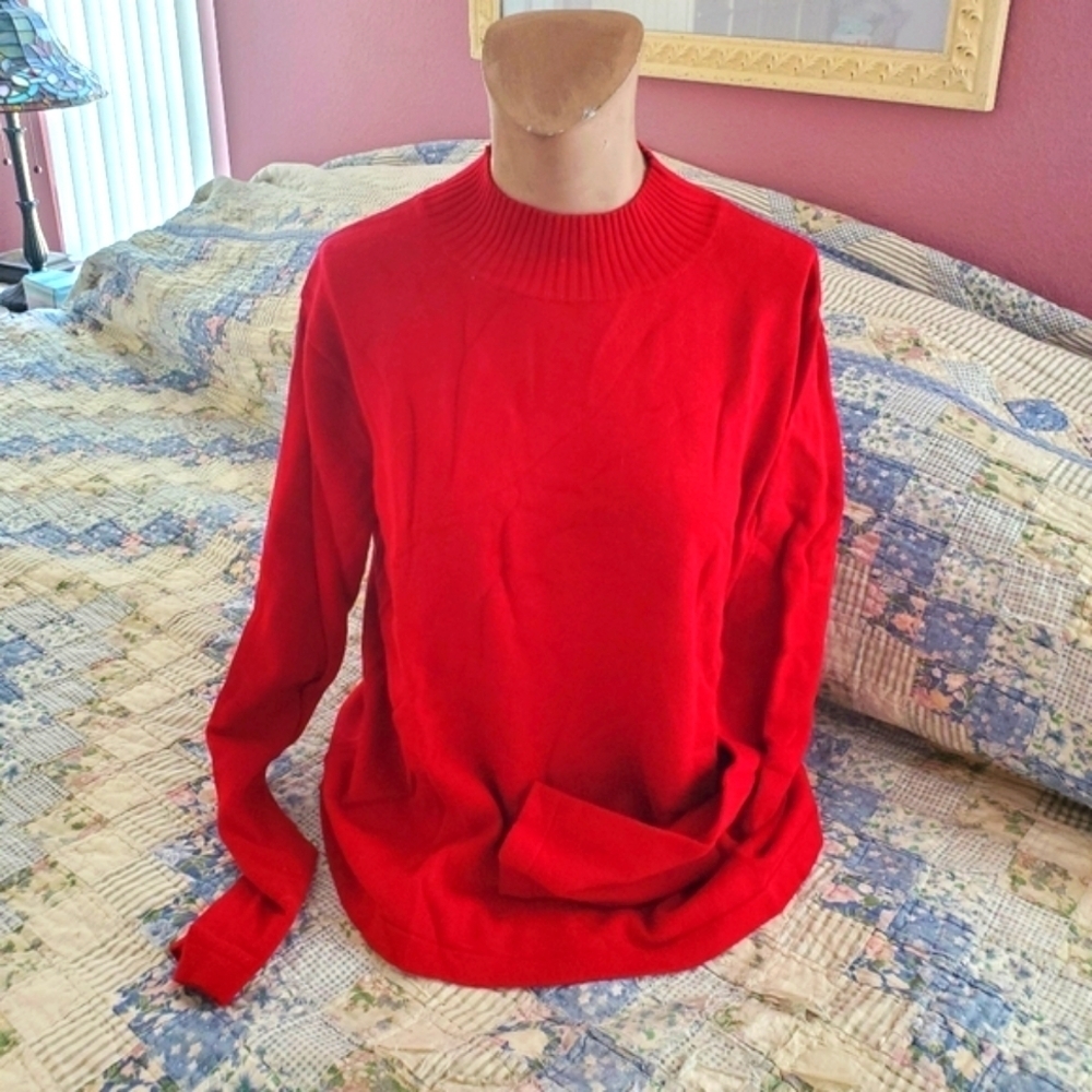 Talbots Red sweater